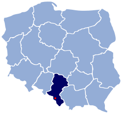 POL Cieszyn map